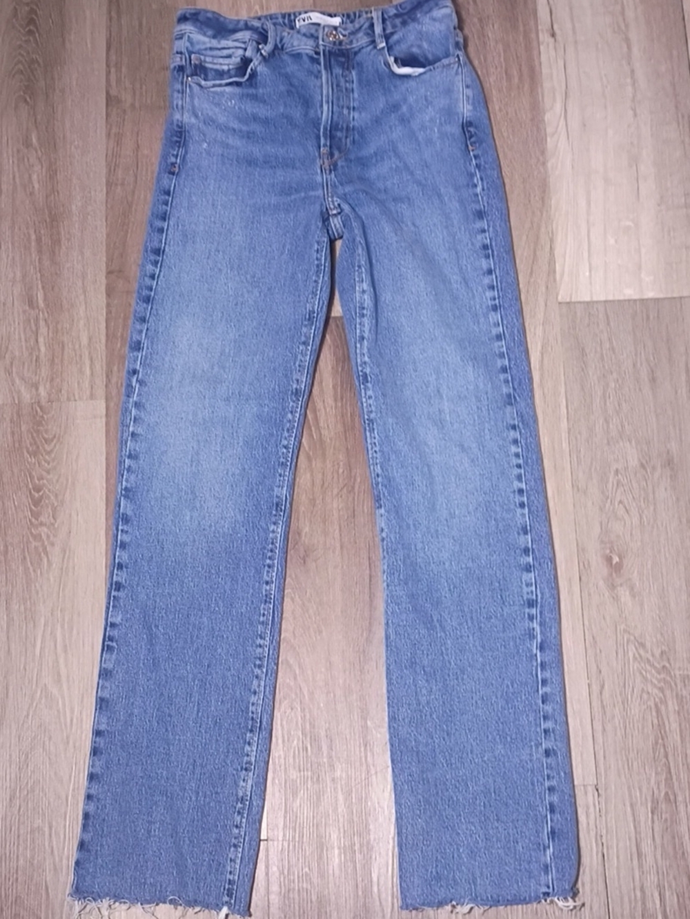 Zara Men’s Light Blue Straight Jeans